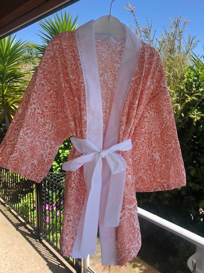 Mini summer dressing gown